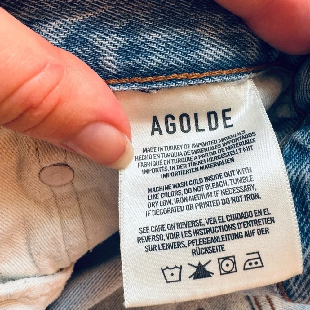AGOLDE Parker Vintage Cut Off Short in Swapmeet 26